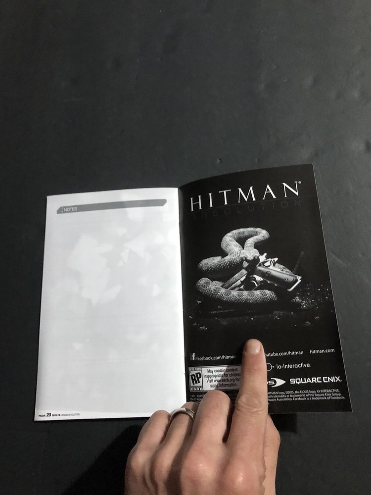 Dues ex Xbox 360 Manual Only