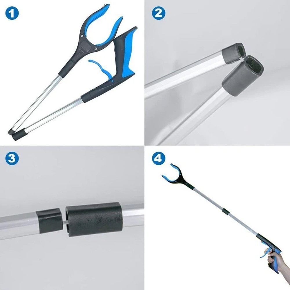 ABS Plastic, Rubber material multi-function grabber, convenient and foldable US
