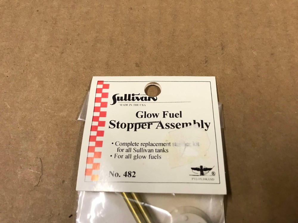 NOS Sullivan Products Glow Fuel Stopper Assembly