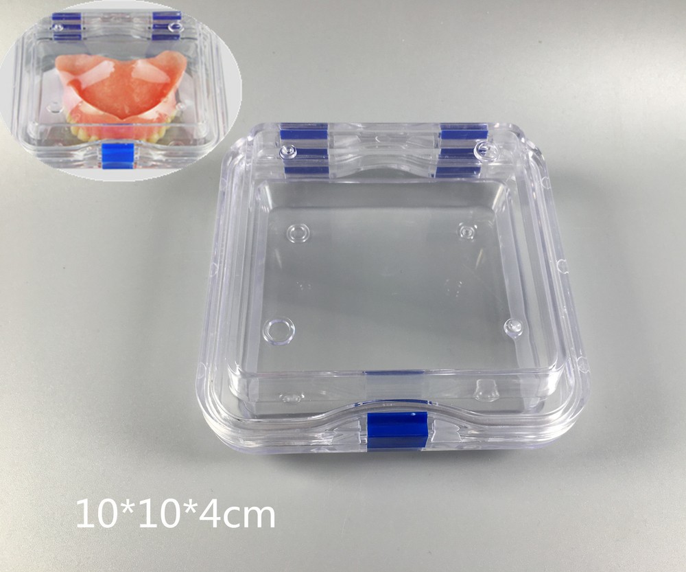 Denture False Inlay Fragile Display Jewelry Box Membrane Case Hinged Teeth 50pcs