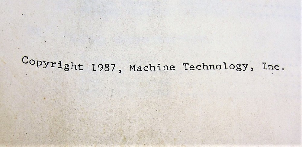 TargeTrack Wafer Processing System User's Guide 1987 Edition MTI