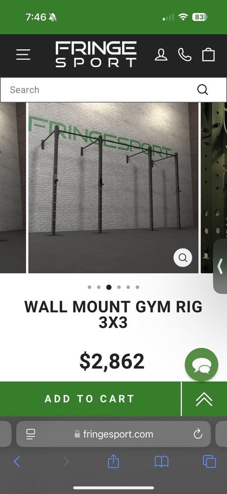 Wall Mount CrossFit Gym Rig