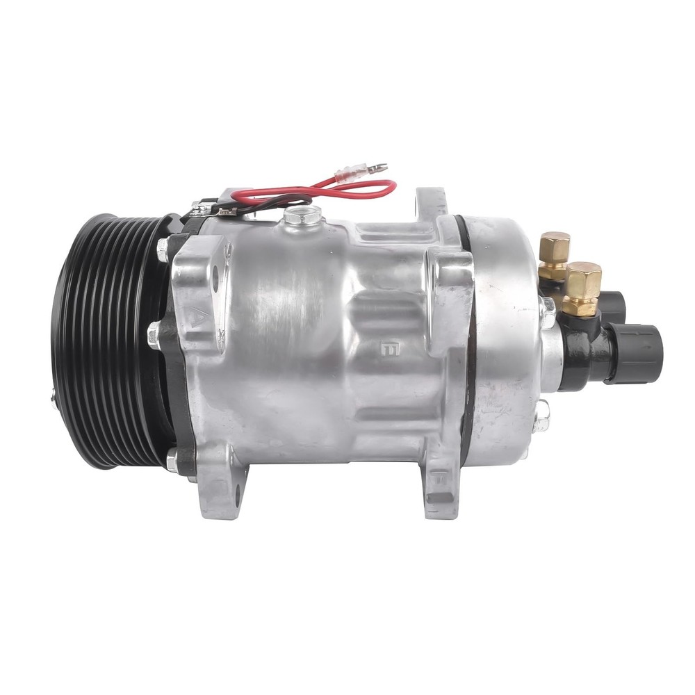 Air Conditioning Compressor Replacement for Thermo King Tripac APU with Clutc...