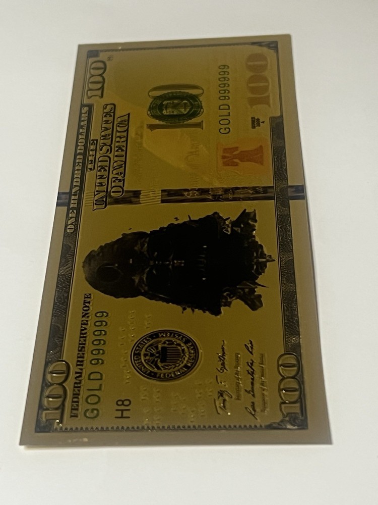 Dark Vader $100 Gold Foil Bill