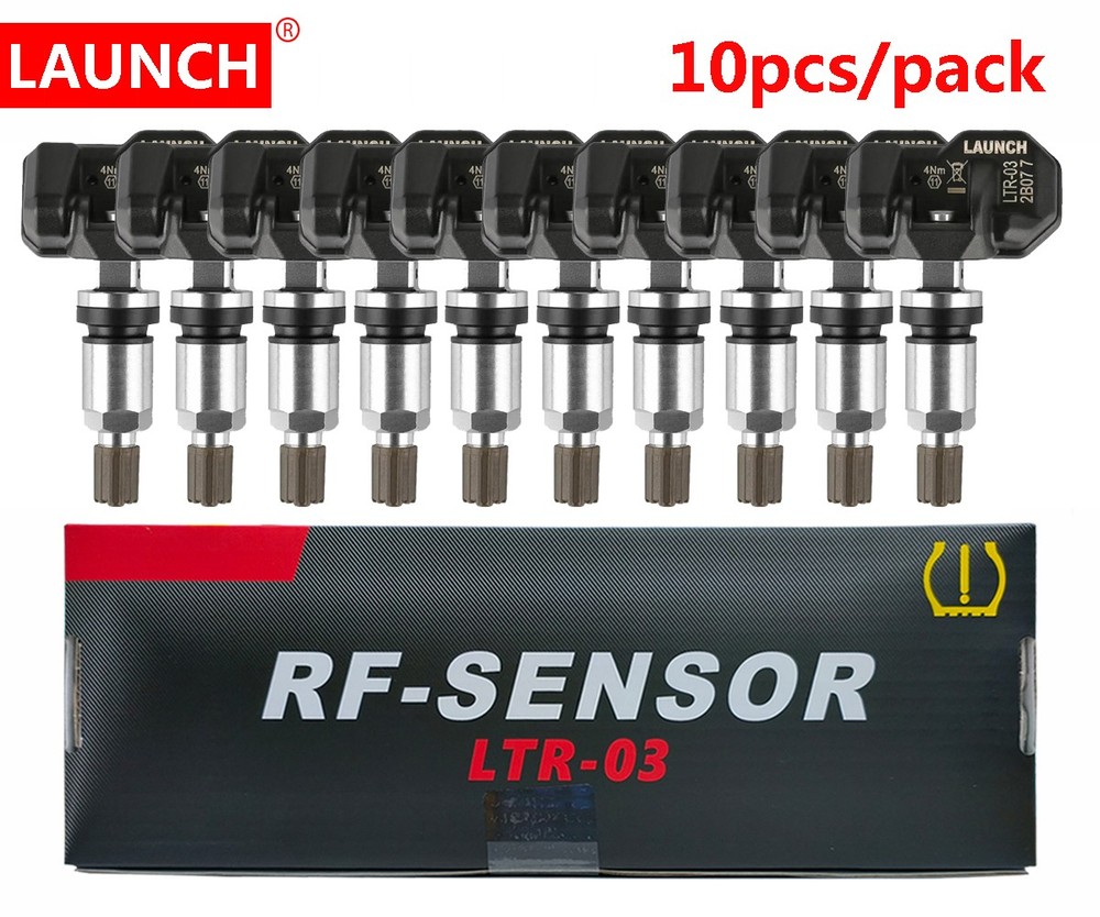 LAUNCH 10pc LTR-03 TPMS Sensor Tire Pressure Monitor System Programmable TSensor