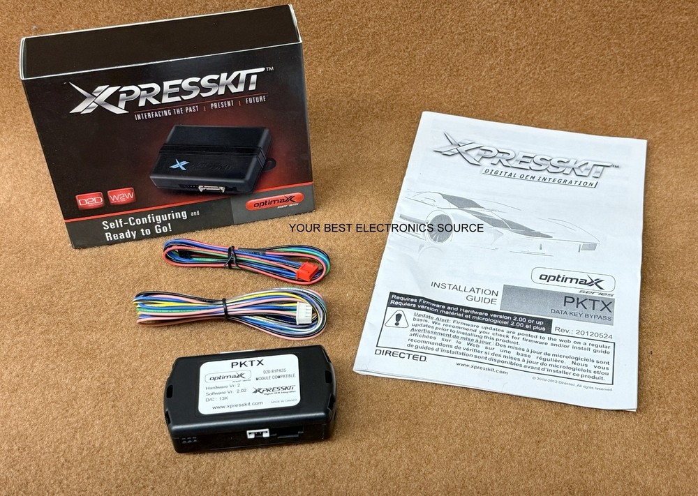 Directed Xpresskit PKTX Ignition Immobilizer Bypass for Select 2000-12 Ford