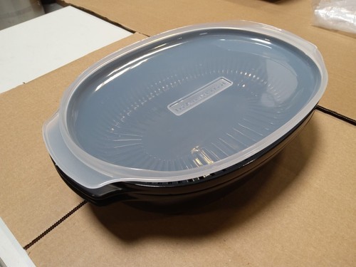 Whirlpool W10660052 Universal Microwave Steamer Black