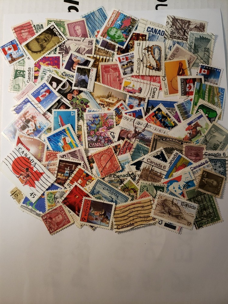 Canada used. 110 all different. Free shipping.