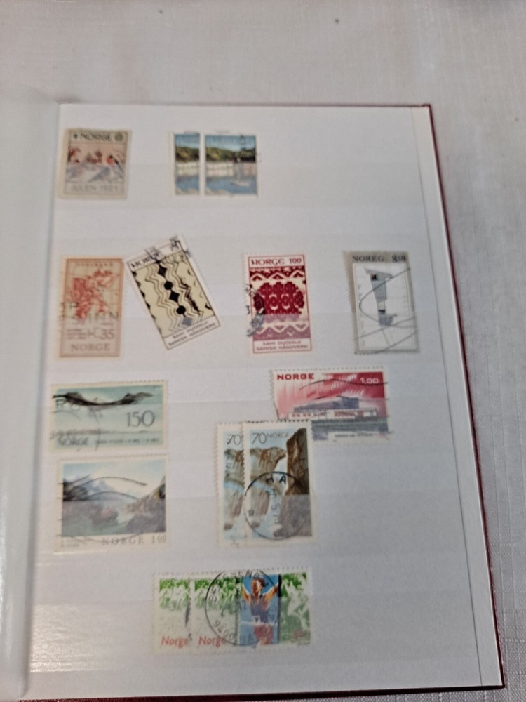 Norway Stamp Collection 7x9 Album