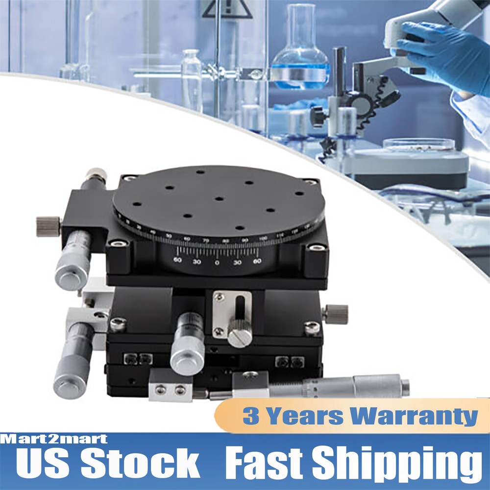 XYZR Linear Stage Manual Accuracy Displacement Optical Linear Positioning Stage