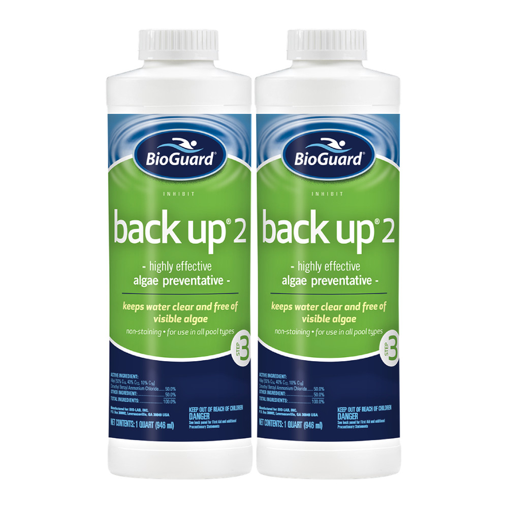 BioGuard Back Up 2 Algicide - 1 qt (2 Pack)