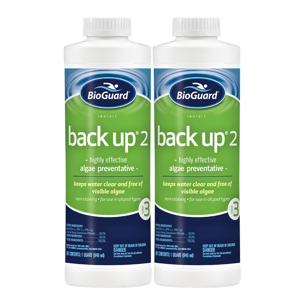 BioGuard Back Up 2 Algicide - 1 qt (2 Pack)