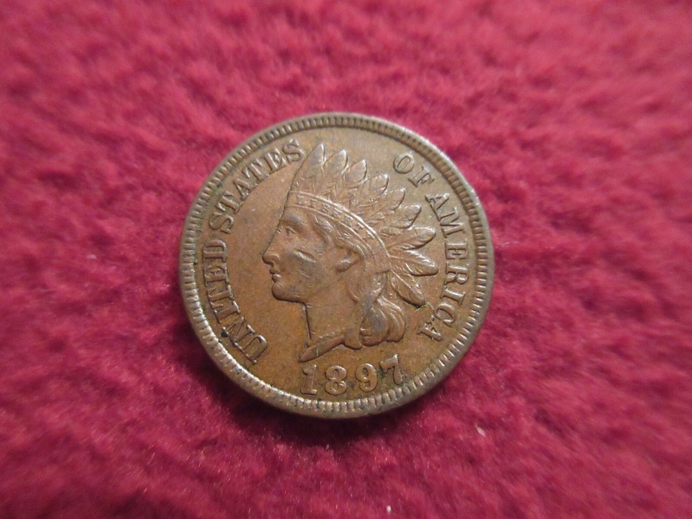1897 DATED INDIAN CENT ORIGINAL