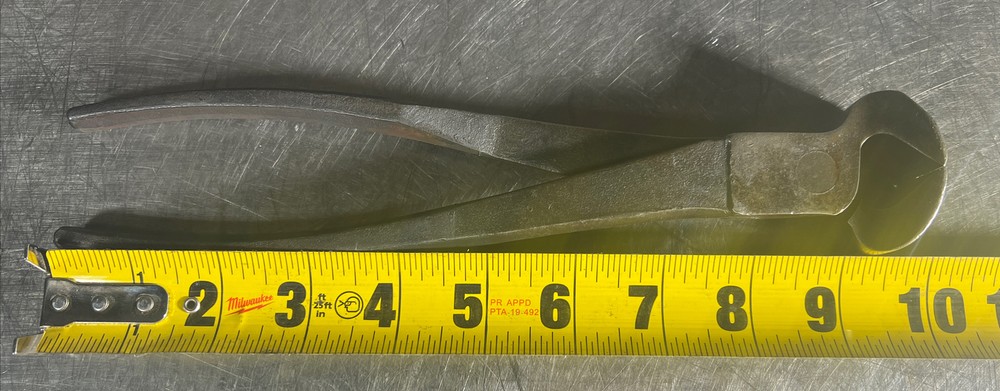 Vintage Blacksmith Nail Puller Electrician Pliers