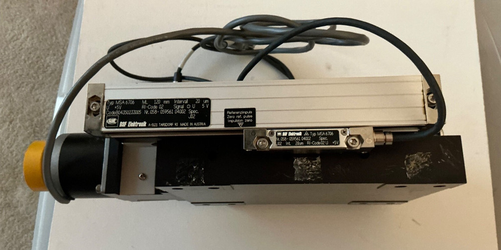 RSF Elektronik MSA 6706 Encoder ML 120mm Interval 20um +Scion 2100185 Stage