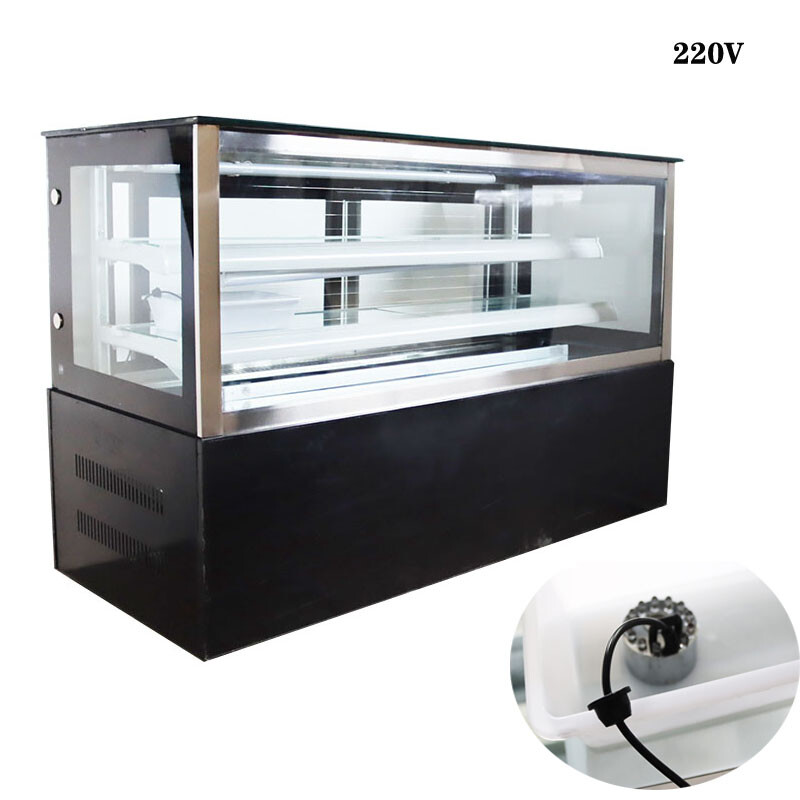 47.2" 3-Layer Refrigerated Cake Bakery Showcase Display Cabinet Moisture 220V