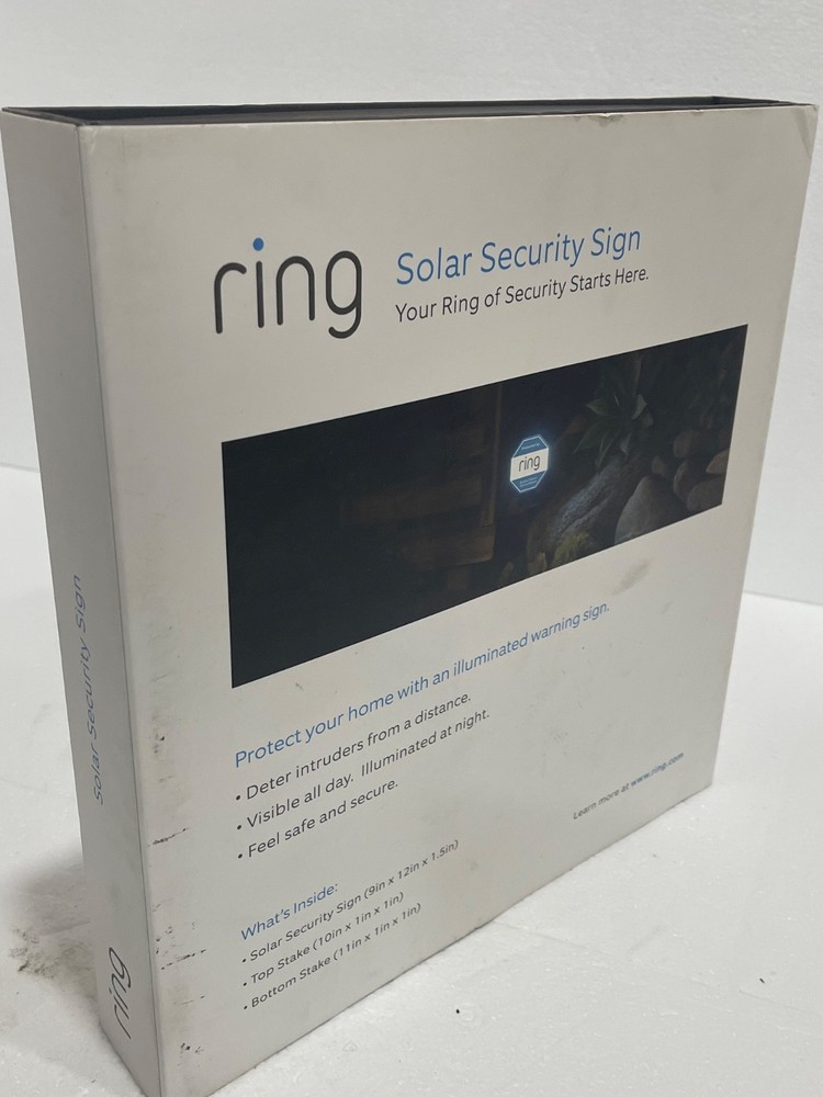 Ring Solar Security Sign