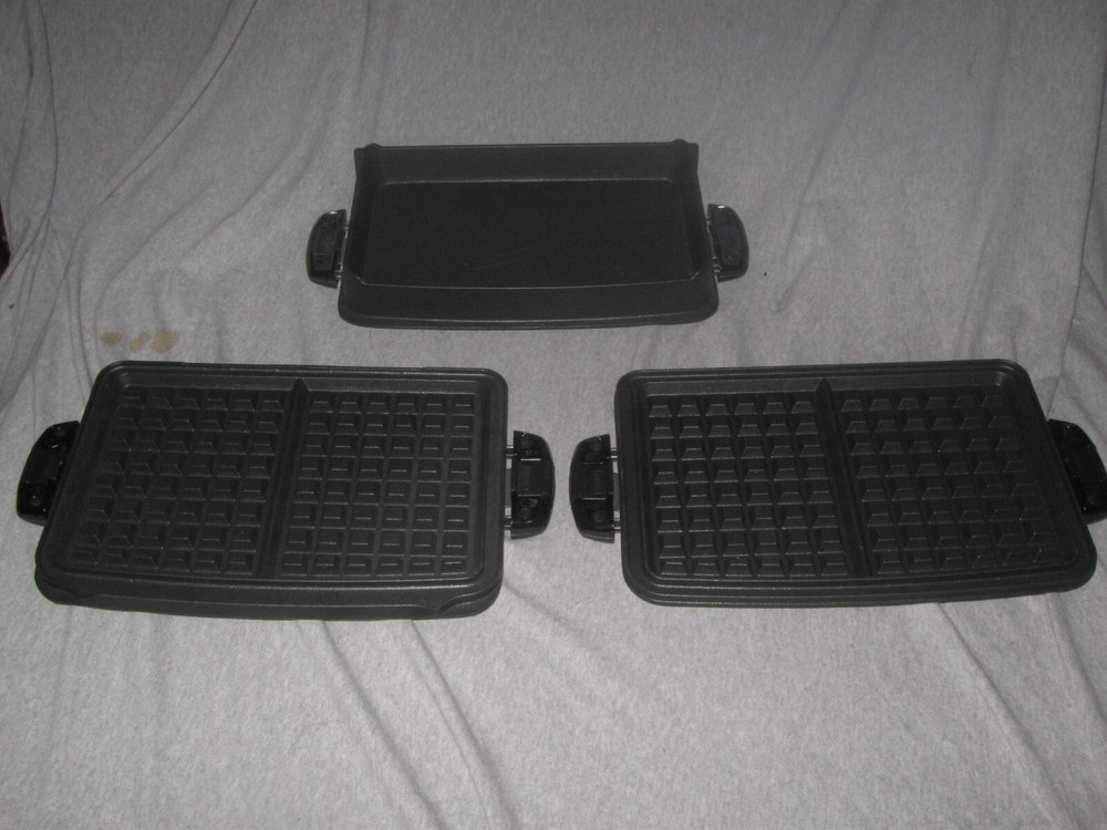Replacement Plates George Foreman GRP90WGR Grilleration GRP4800R Evolve Grill