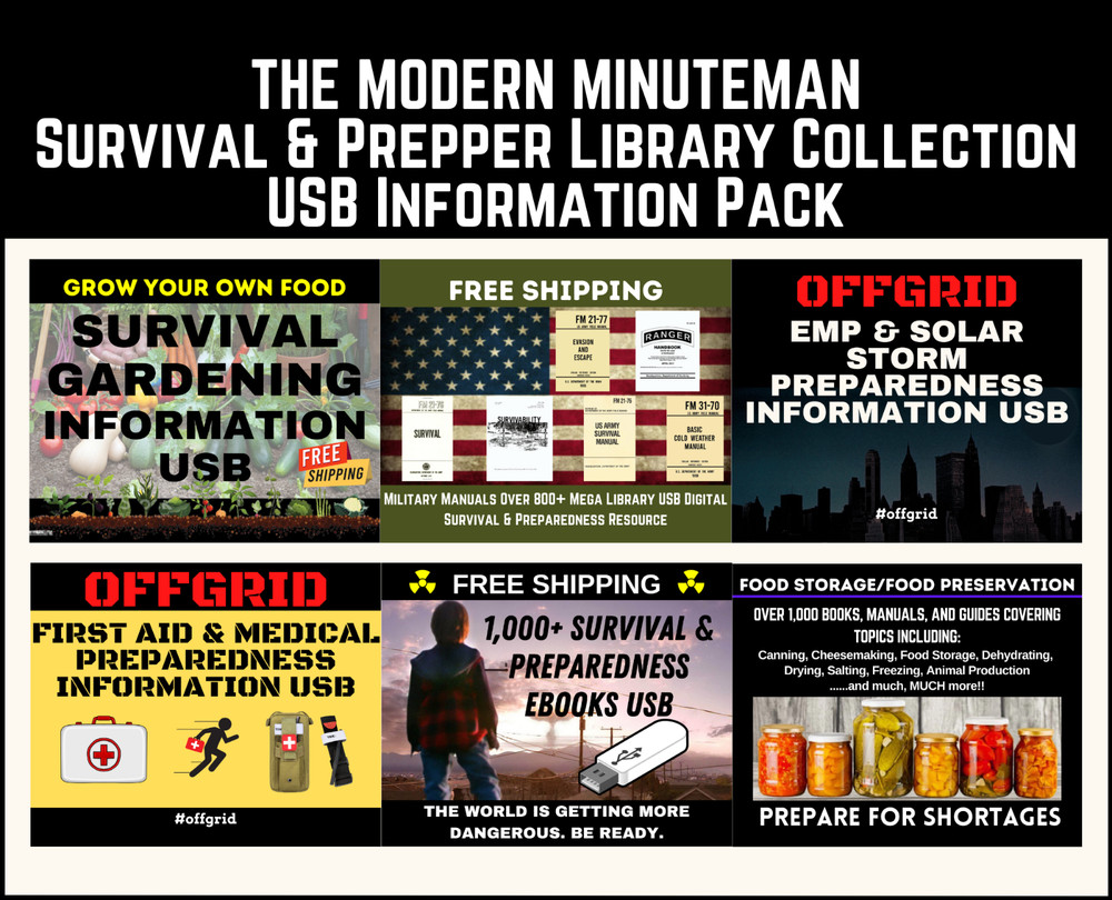 Survival & Preparedness Digital Library Collection USB Special Collapse | SHTF