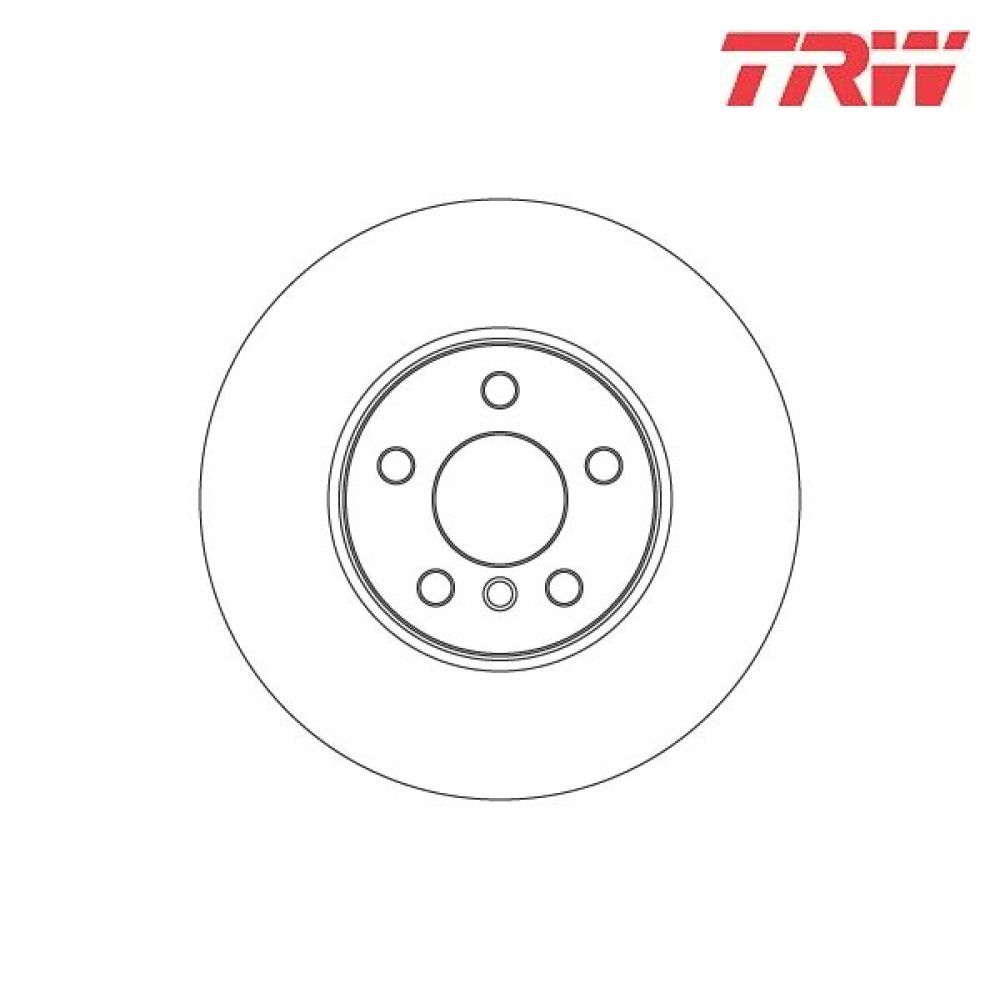 Brake Disc TRW DF6834S For BMW