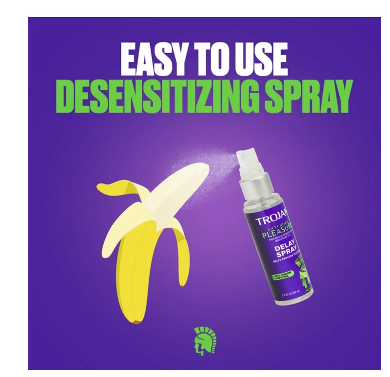 Extended Pleasure Delay Spray for Men, 2.0 Fl Oz.