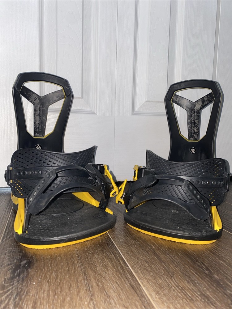 Union Falcor Bindings Size Medium Yellow Black Travis Rice