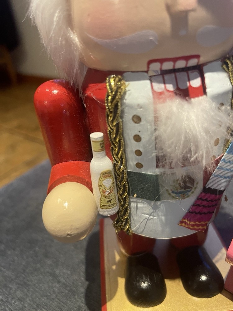 Mexican Nutcracker 9” With Tequila & Piñata NWT