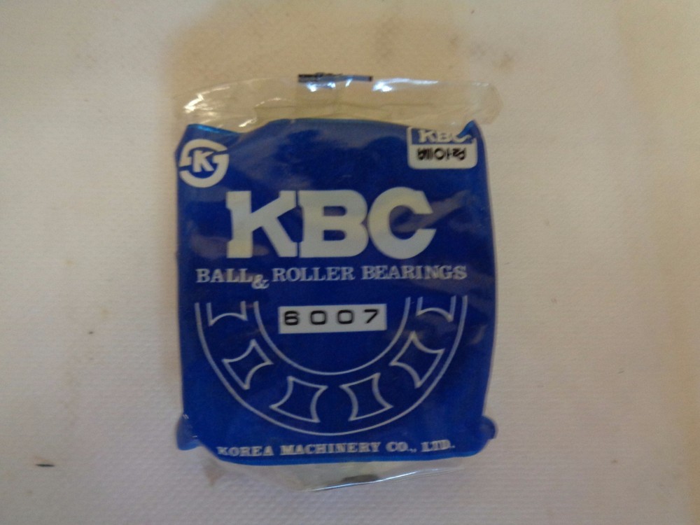 NEW KBC 6007 DOUBLE SHIELD BALL BEARING