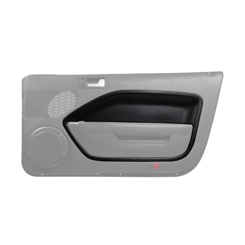 DashSkin Molded Door Panel Inserts for 04-09 Mustang in Black