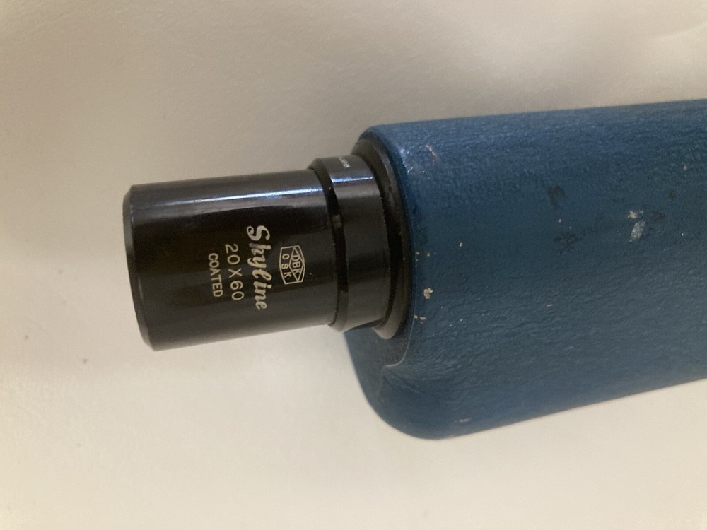 skyline 20 X 60 spotting scope blue coated used