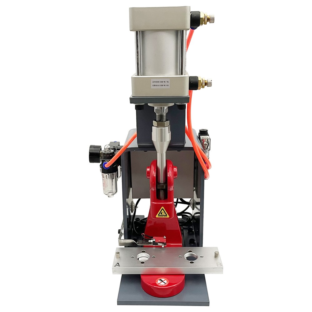 110V Pneumatic Badge Machine Round Rectangular Heart-shaped Badge Maker No Mold