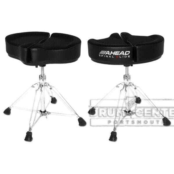Ahead Spinal-G 4-Leg Saddle Drum Throne Black