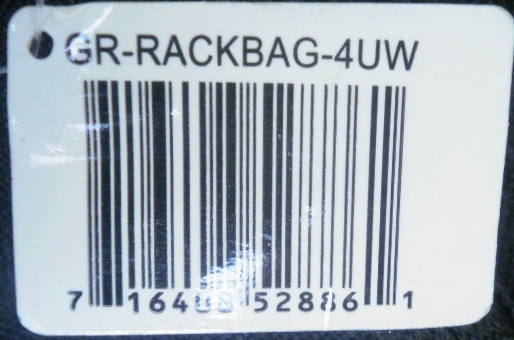 Gator Case Lightweight Rack Bag Pull Handle & Wheels 4U Rack GR-RACKBAG-4UW