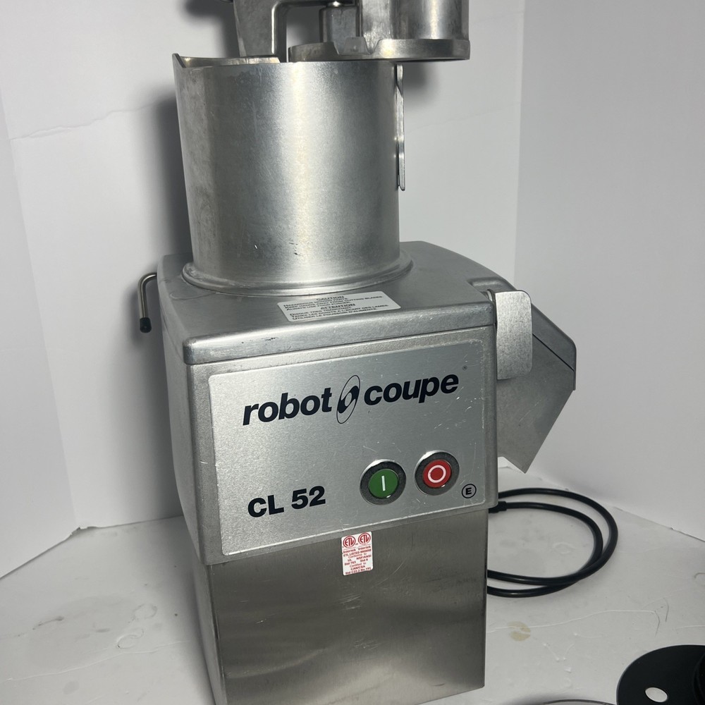 Robot Coupe CL 52 E Series E Continuous Feed Vegetable / Food Processor W/ Discs