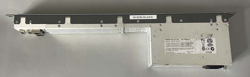 Power Tested — Grass Valley Jupiter LD4 Control Panel JUP-CP-LD4-AC — See Desc.