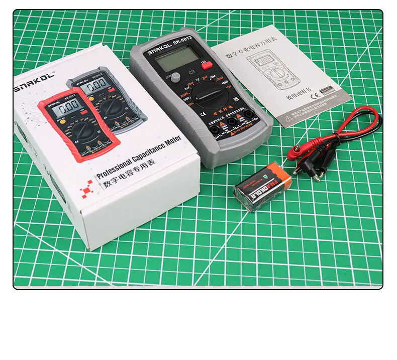 Digital Professional Capacitance Meter 20000uf Tester 1999 Counts Multimeter Lot