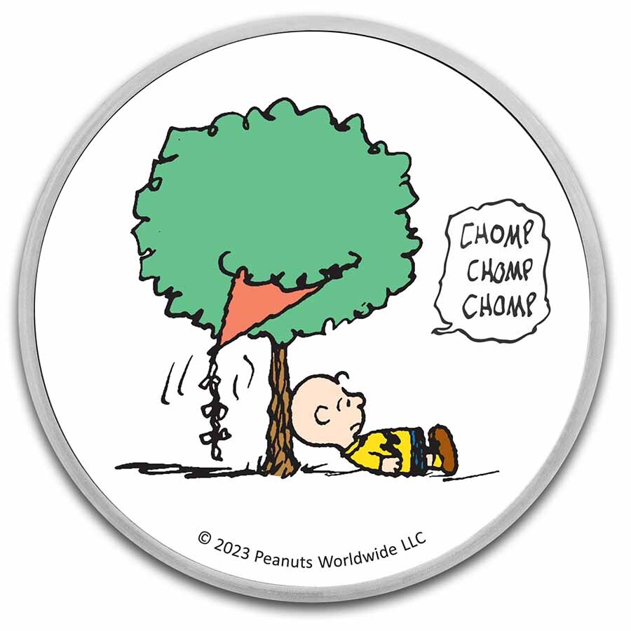 Peanuts® Kite-Eating Tree 1 oz Colorized Silver - SKU#272804