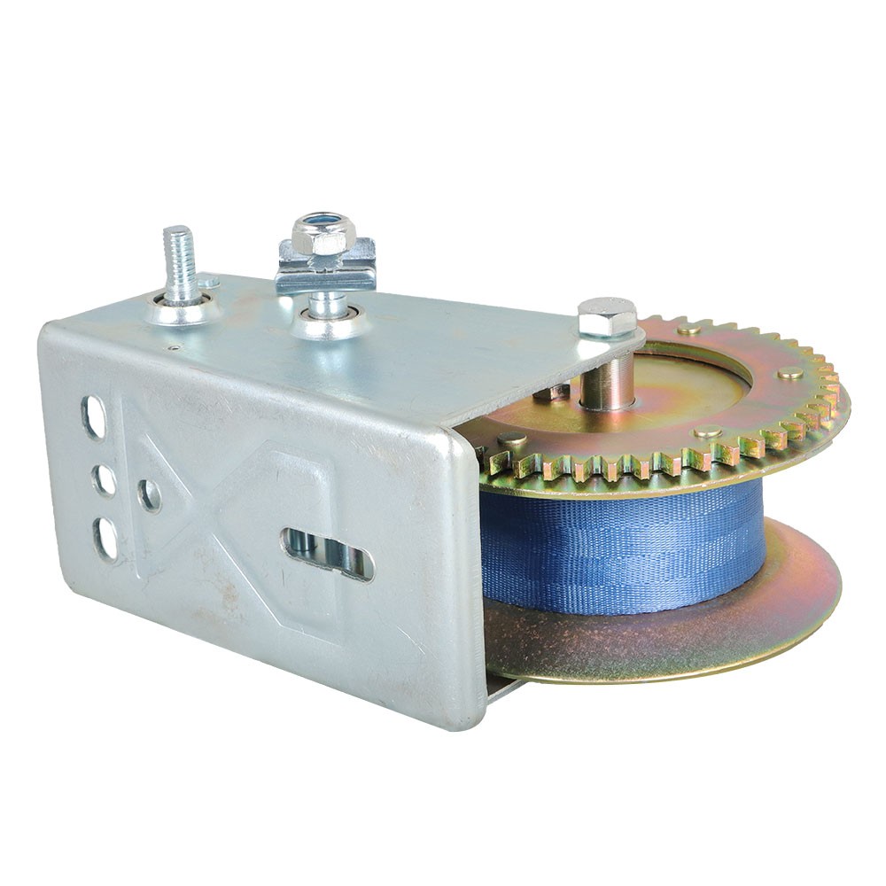 3500 LBS Heavy Duty Hand Winch,Polyester Strap Manual Portable Crank Winch