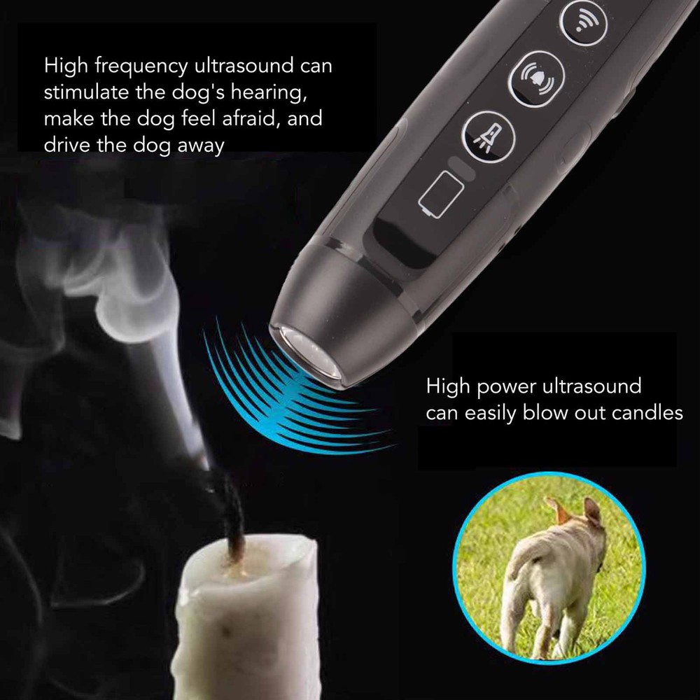 Ultrasonic Anti Barking Device 3 Modes Behavior Anti Bark Training Tool Part