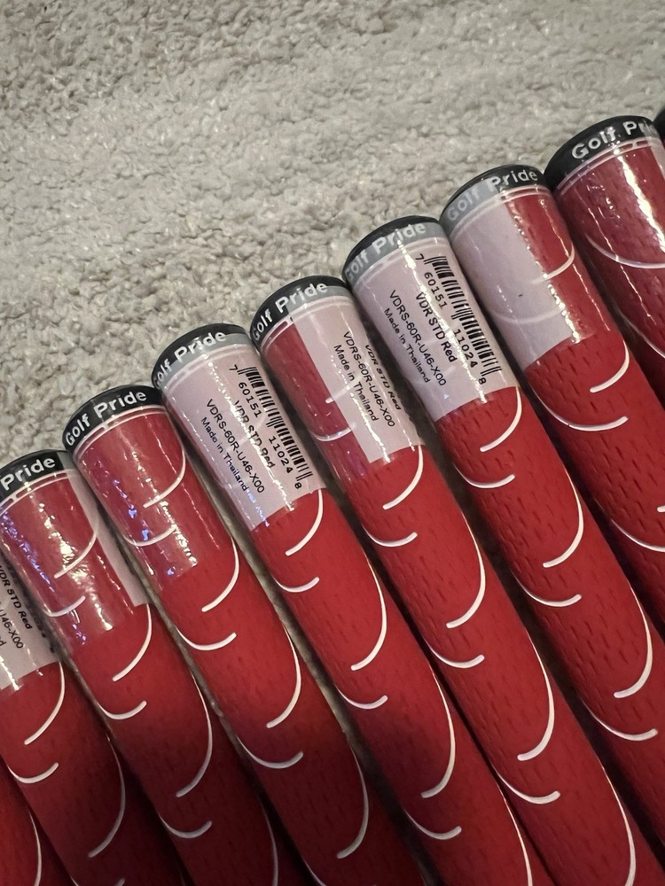 13 Count Golf Pride VDR std RED 60 round