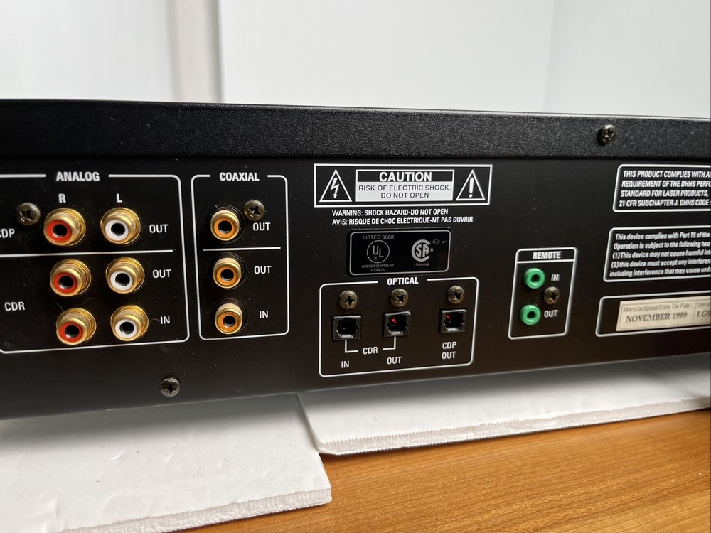 HARMON KARDON CDR 2 Dual CD Player Disc Error. Powers On, Disc tray Doesnt Open