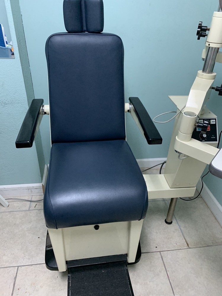 optometrist exam chair & stand