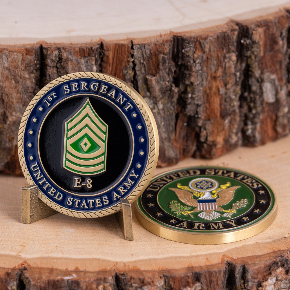 Army First Sergeant E8 Challenge Coin