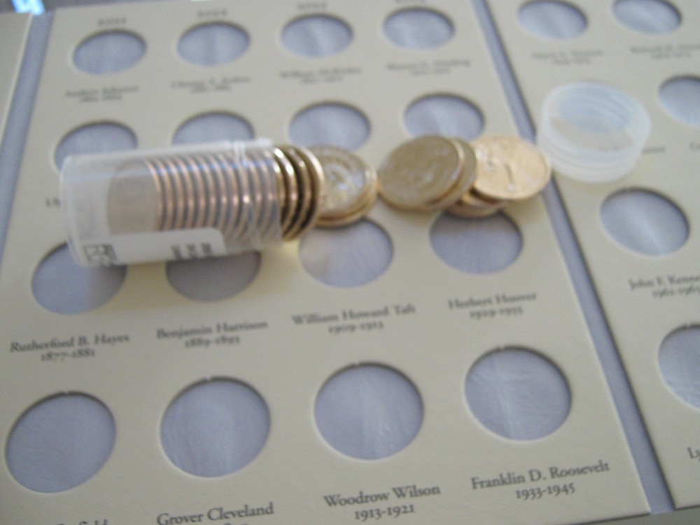 Presidential Dollars , 2007-2012 , 24 Uncirculated Dollars , Folder
