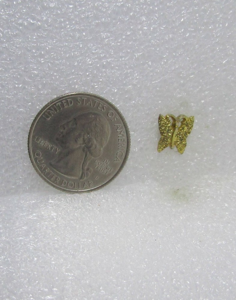 Gold Tone Butterfly Pin