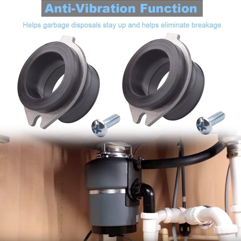 Easy Install 2-Pack Flex Coupler 75499 for Smooth Garbage Disposal Operation