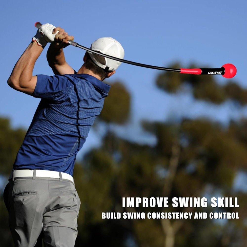 Golf Swing Trainer - Tempo & Flexibility Training Aids Warm-Up Stick Ideal fo...