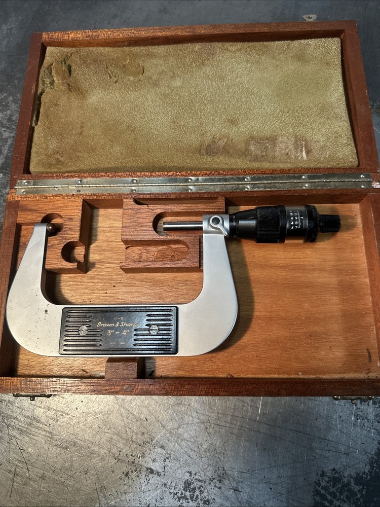 Brown & Sharpe 3”-4” 40-10 Micrometer