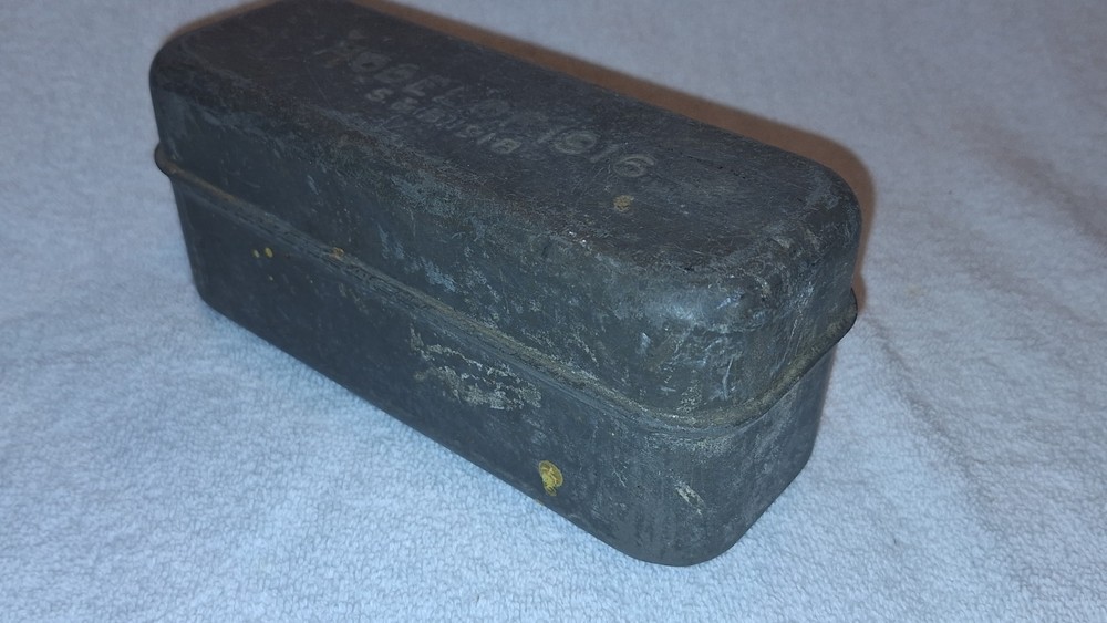 USGI WW1 Model 1916 Bacon Tin - 1918 Dated