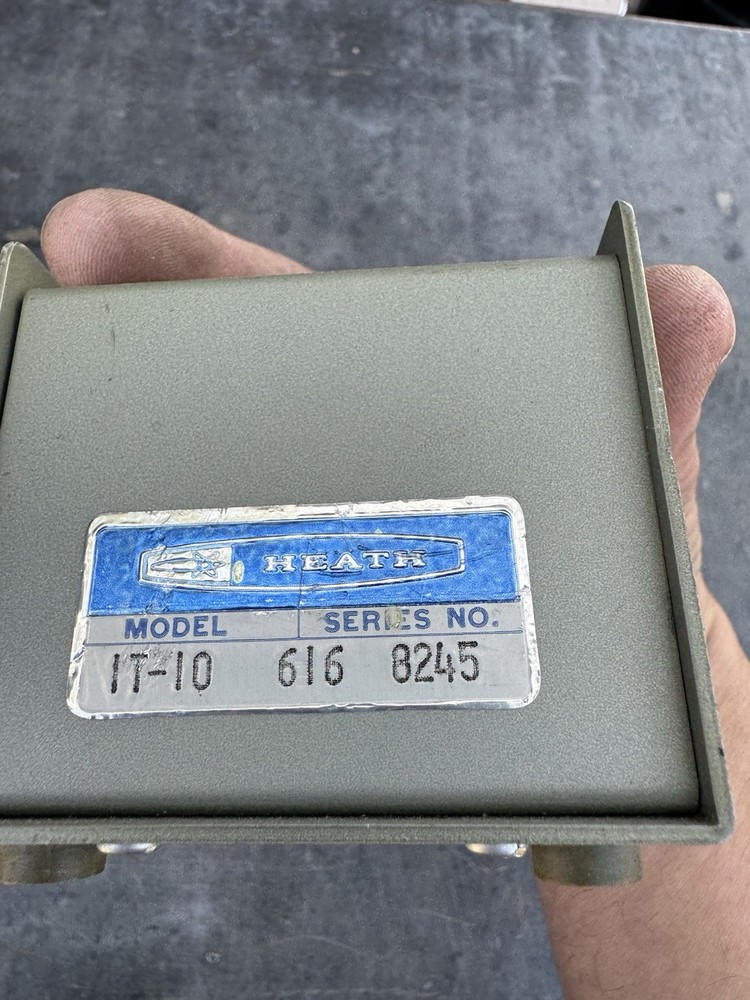 Heathkit Daystrom Model IT-10 Transistor-Diode Checker Untested